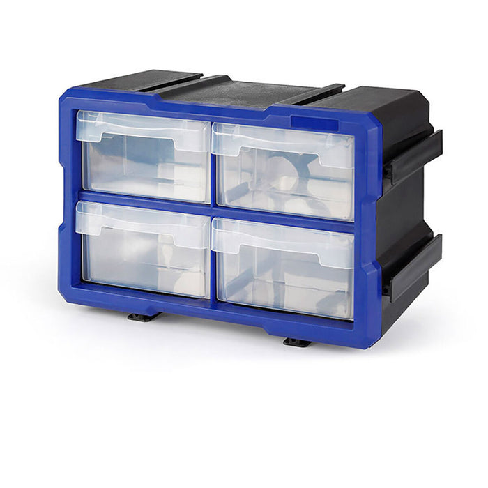 Sertar multifuncțional Workpro Transparent 4 sertare Stivuibil