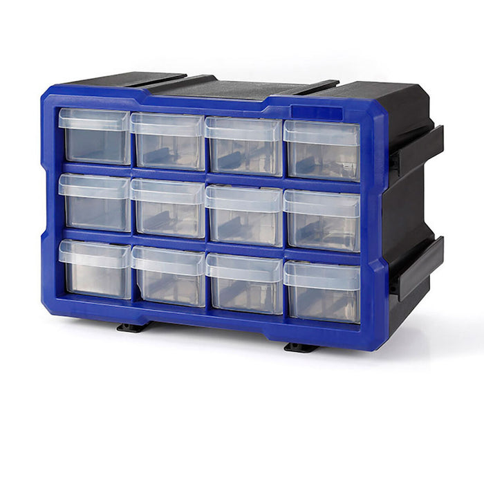 Sertar multifuncțional Workpro Transparent 12 sertare Stivuibil