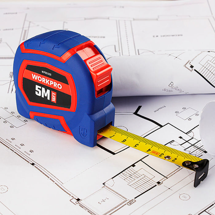 Flexometru Workpro Nailon 5 m x 19 mm