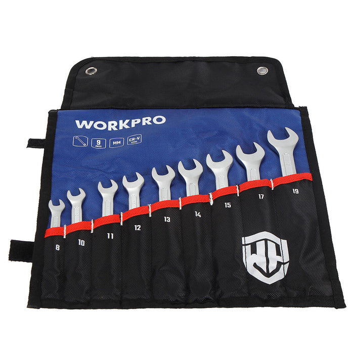 Set de chei combinate Workpro 9 Piese