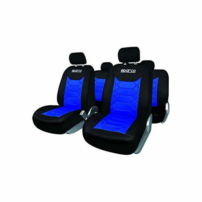 Set de Huse pentru Scaune Sparco SPC1016AZ Albastru (11 pcs)
