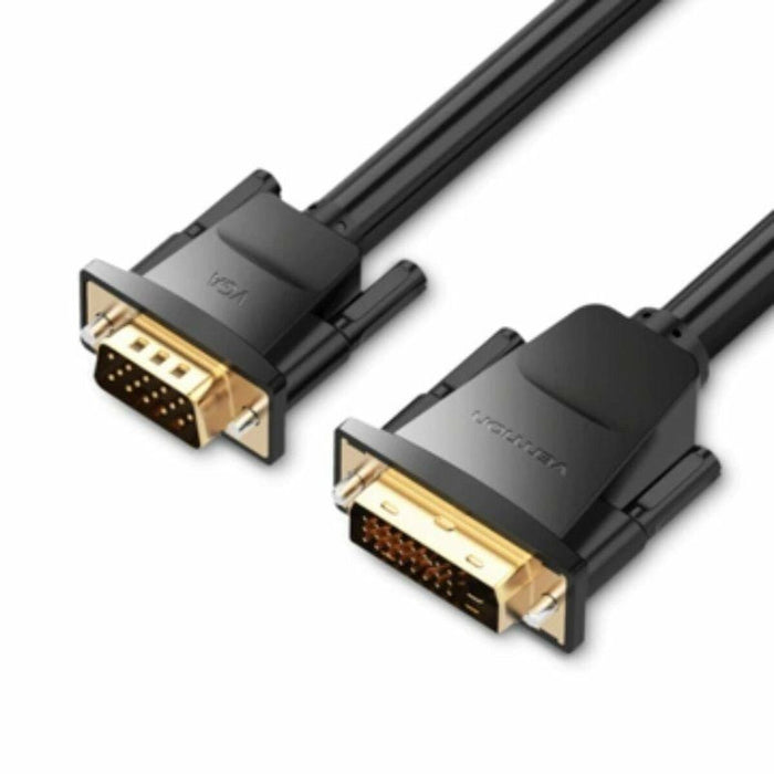 Adaptor VGA la DVI Vention EABBG Negru 1,5 m
