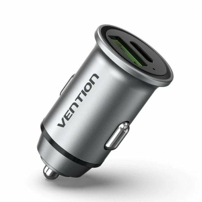 Încărcător de Mașină Vention FFBH0 20 W Gri