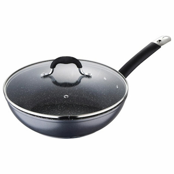 Tigaie Wok Masterpro Gri Aluminiu Aluminiu forjat (Ø 28 cm)