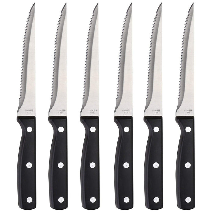 Set de Cuțite Masterpro Gourmet Oțel inoxidabil (12,5 cm) (6 Piese)