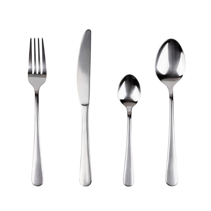 Set de Tacâmuri San Ignacio Natur Luciu Reciclat Oțel inoxidabil 24 Piese