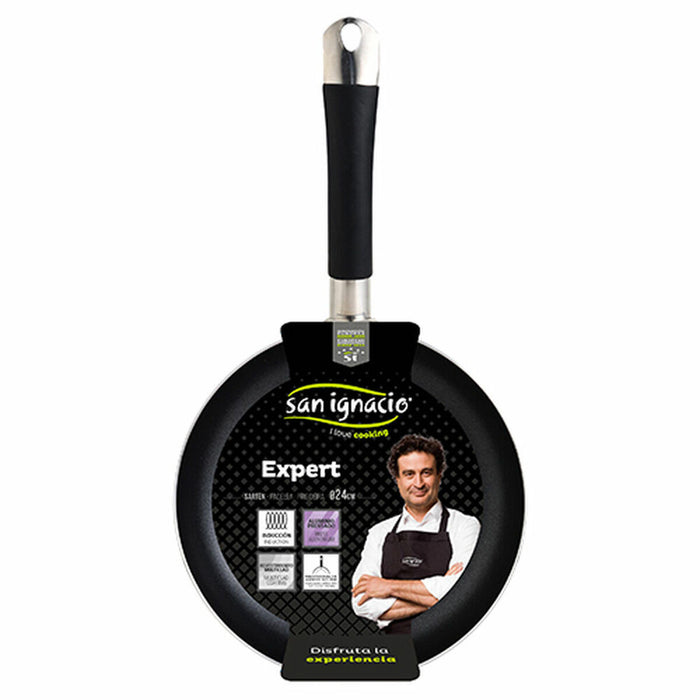 Tigaie San Ignacio Expert sg9516 24 x 5 cm Gri Aluminiu