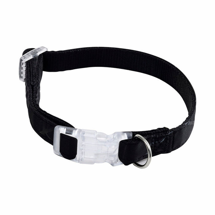 Zgardă de plimbare Hearts & Homies Negru (40-55 cm)
