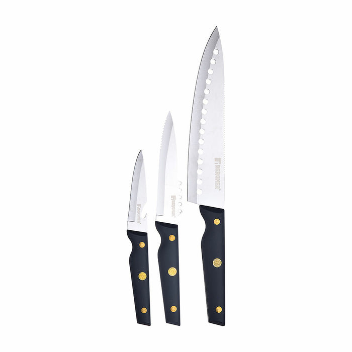 Set de Cuțite Bergner Pro Reeco BG41026DBL Oțel inoxidabil ABS 3 Piese