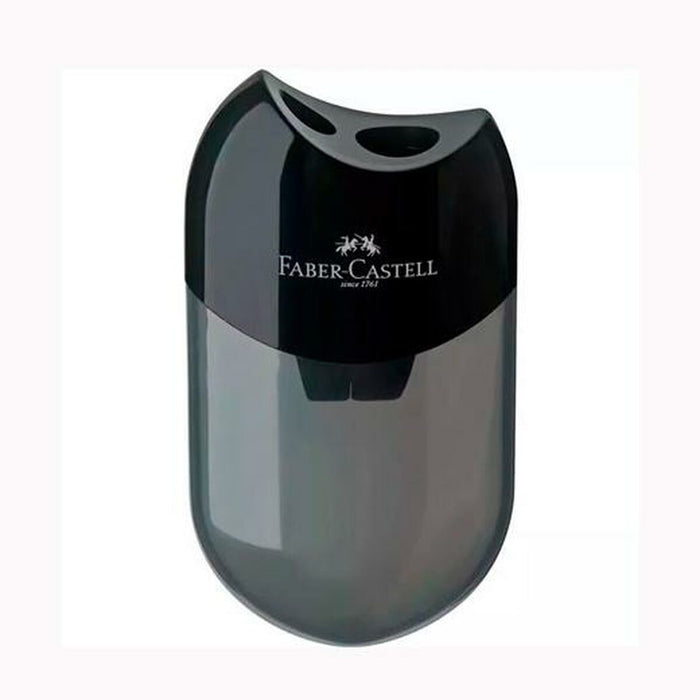 Ascuțitoare Faber-Castell Negru (12 Unități)