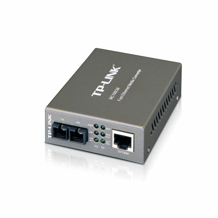 Convertizor de la RJ45 la fibra optica TP-Link MC100CM 100 Mbps Gri