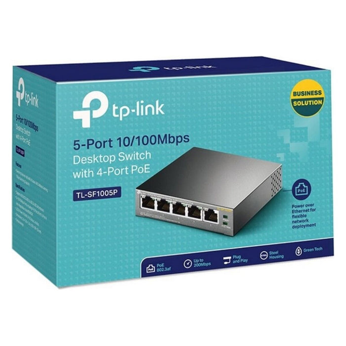 Switch de Birou TP-Link TL-SF1005P PoE LAN 10/100 Metal