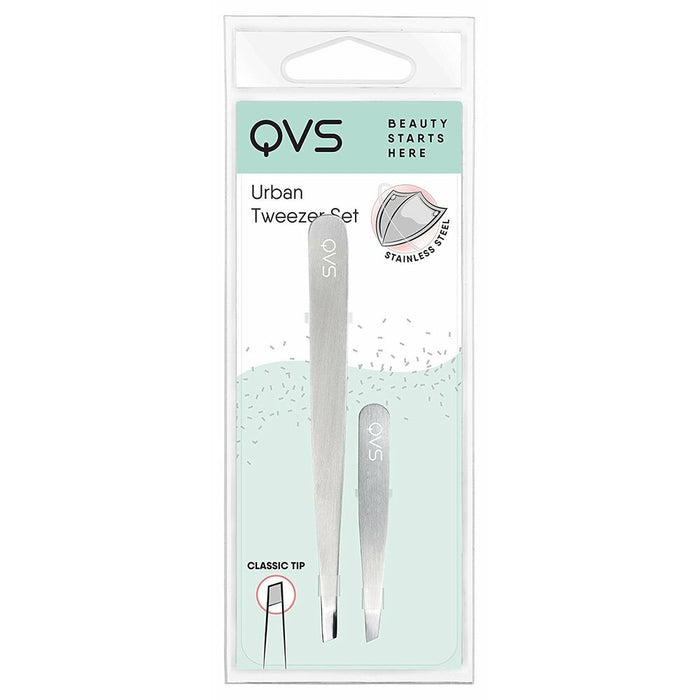 Set QVS Urban Pensete Oțel inoxidabil Argintiu (2 pcs)
