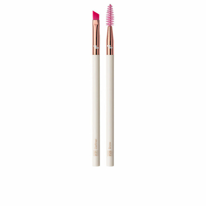 Set de Pensule de Machiaj Urban Beauty United Brow Babes Sprâncene 2 Piese