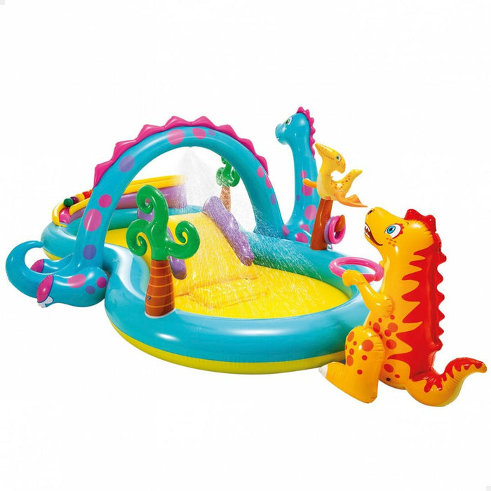 Piscină Gonflabilă pentru Copii Intex Dinozauri Loc de joacă 302 x 112 x 229 cm 280 L