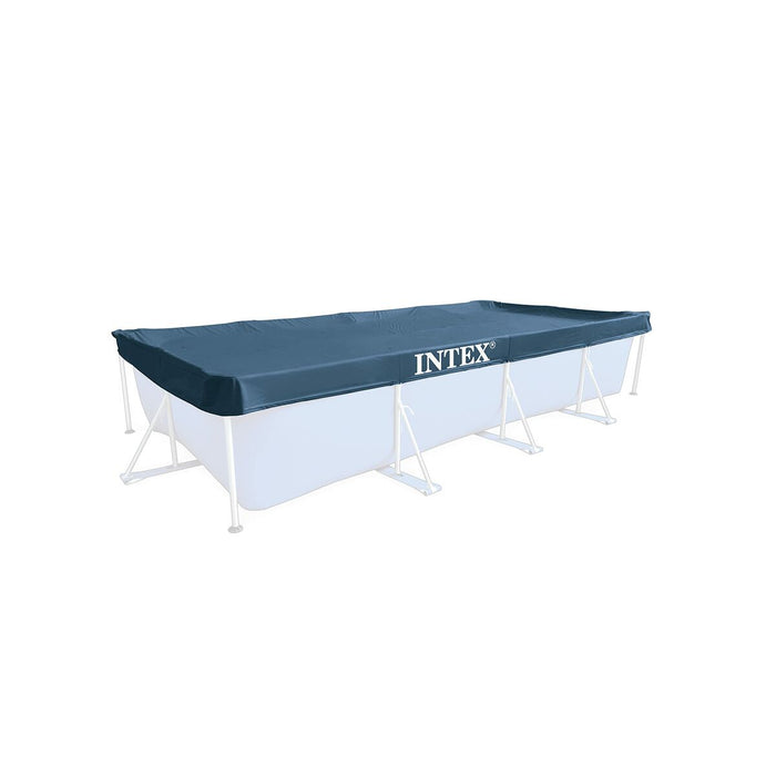 Husă pentru piscină Intex 28039 Albastru Gri Bleumarin 4,5 m