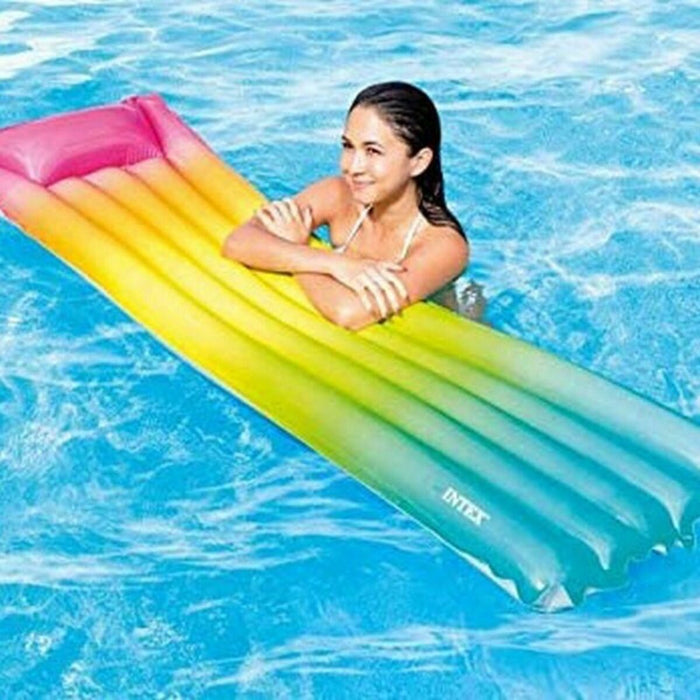 Saltea pneumatică Intex Rainbow (170 x 53 x 15 cm)