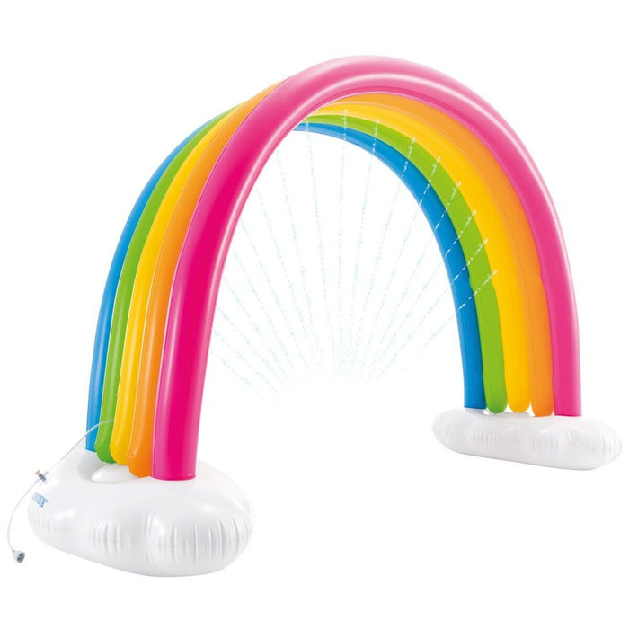 Aspersor jucărie cu pulverizator de apă Intex Curcubeu 300 x 109 x 180 cm PVC