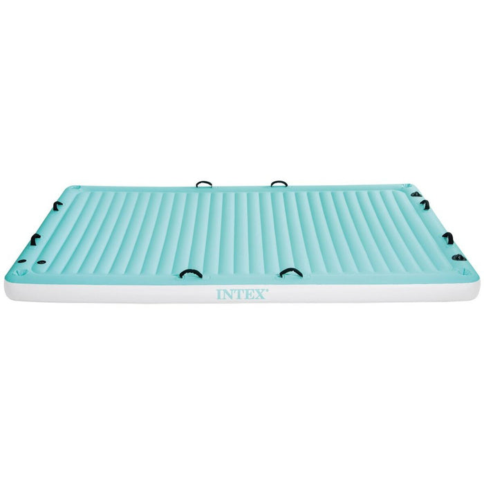 Colac Gonflabil Intex Pătură Alb Turquoise 310 x 18 x 183 cm