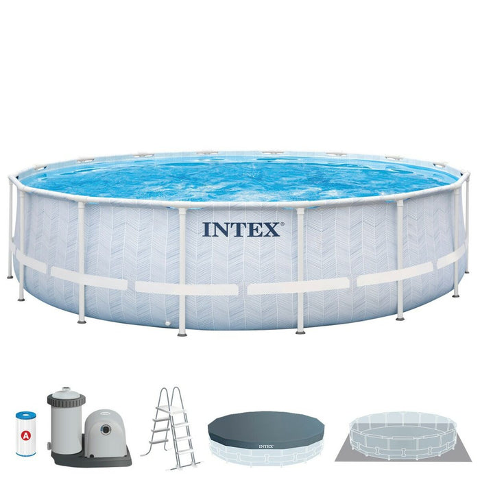 Piscină Detașabilă Intex Chevron Prism Rotundă 427 x 107 cm