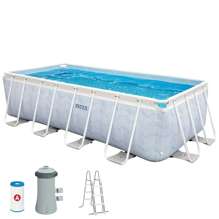 Piscină Detașabilă Intex Prism Frame Dreptunghiular 400 x 200 x 100 cm