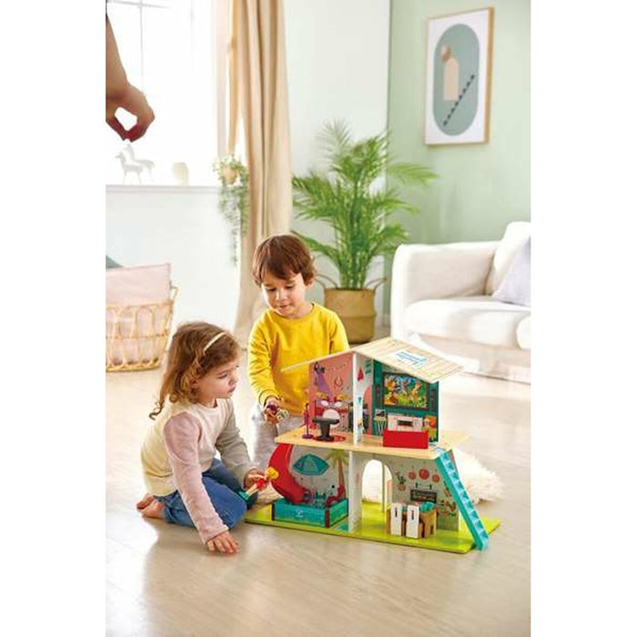 Casă de păpuși Hape Rock & Slide 31 Piese