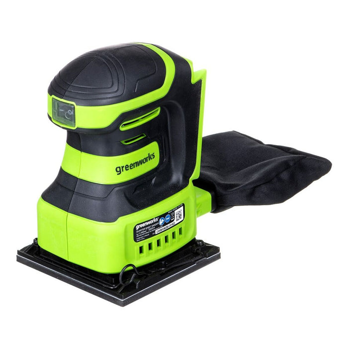 Șlefuitor orbital Greenworks G24SS14