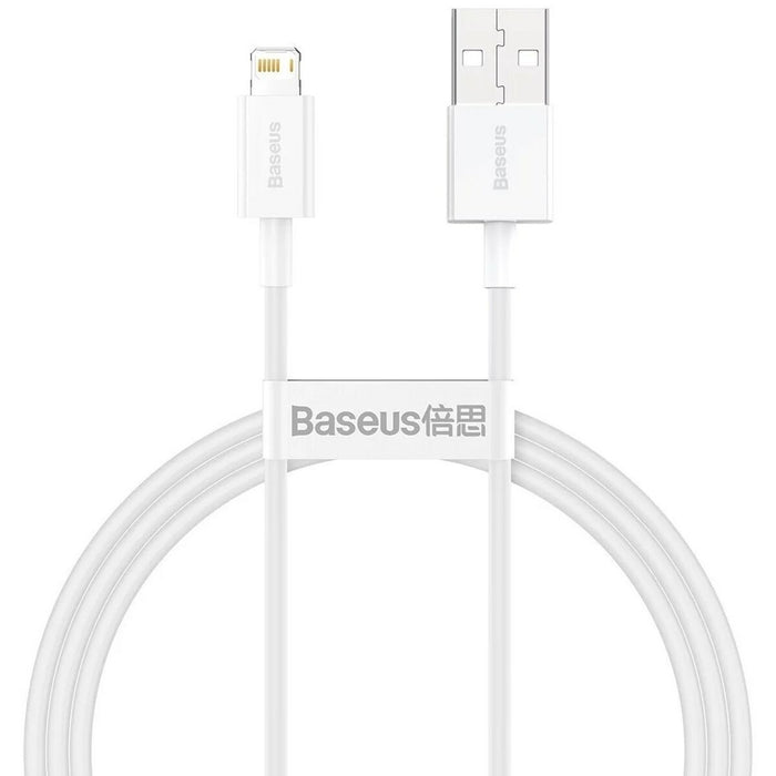 Cablu USB la Lightning Baseus CALYS-A02 Alb 1 m