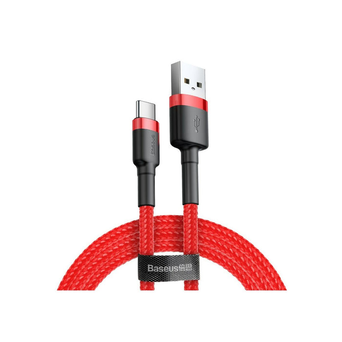 Cablu USB A la USB C Baseus CATKLF-A09 Roșu 50 cm 0,5 m