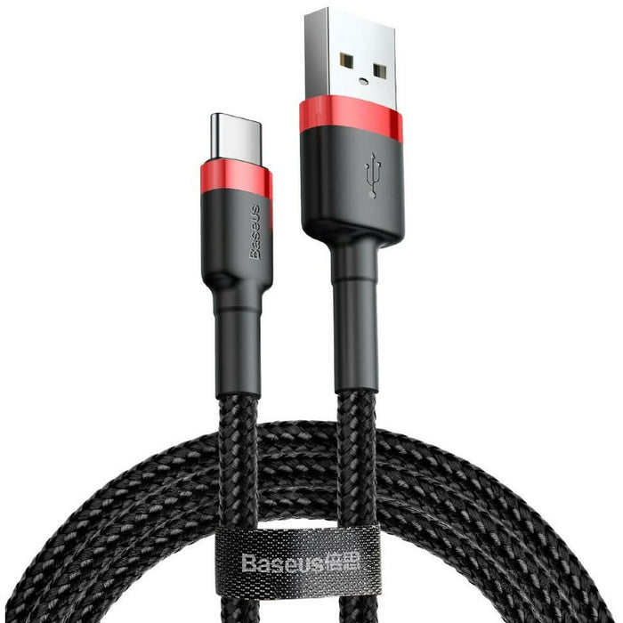 Cablu USB A la USB C Baseus Cafule Negru 2 m