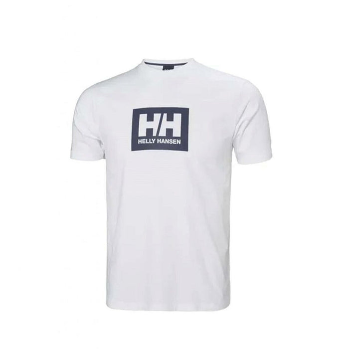 Tricou cu Mânecă Scurtă Bărbați HH BOX T Helly Hansen 53285 003 Alb
