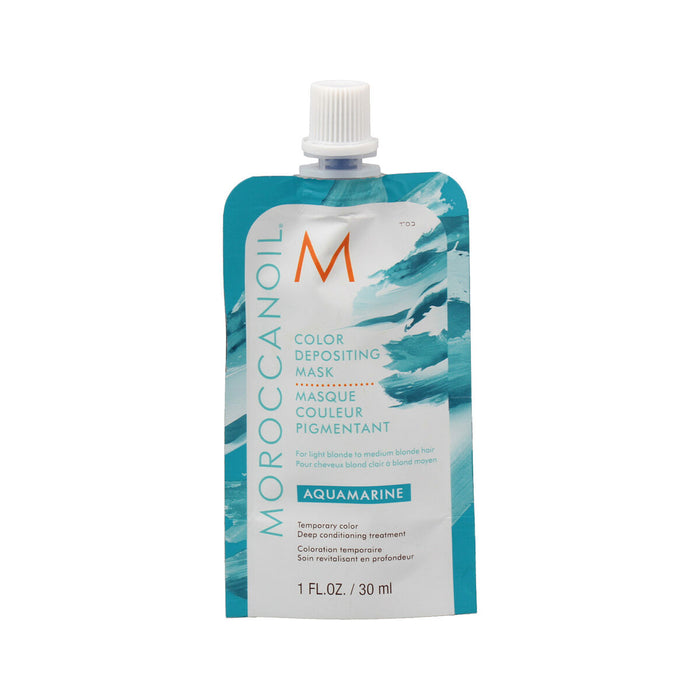 Mască Capilară Moroccanoil Depositing Aqua marine  30 ml