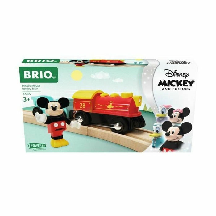 Playset Brio Micky Mouse Battery Train 3 Piese