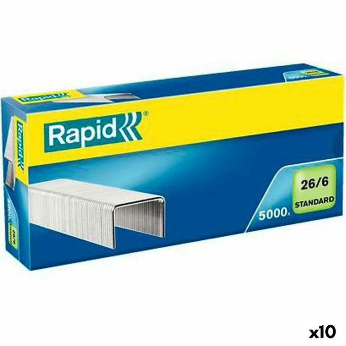 Capse Rapid 5000 Piese 26/6 (10 Unități)