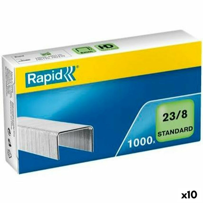 Capse Rapid 23/8 1000 Piese 23/8 (10 Unități)