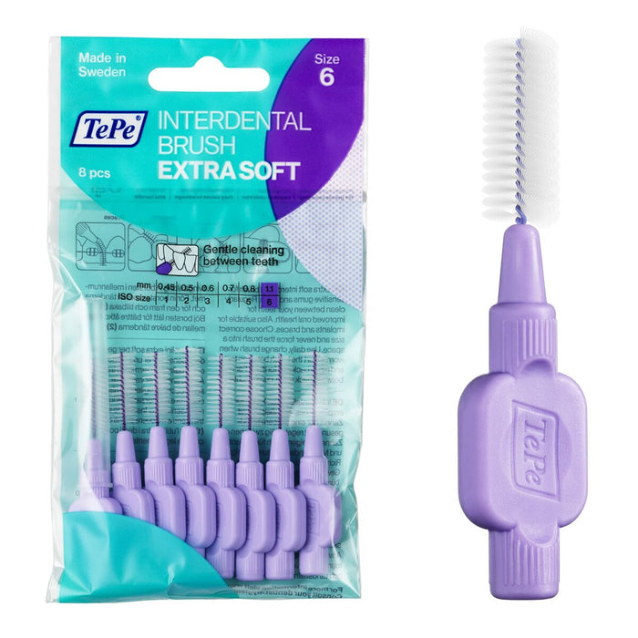 Perii interdentare Tepe Liliachiu Supersoft (8 Piese)