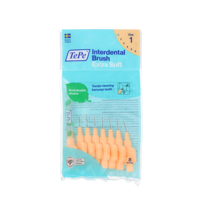 Perii interdentare Tepe Portocaliu Supersoft (8 Unități)