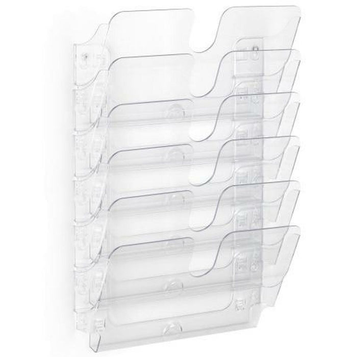 Stand Prezentare de Masă Durable FLEXIPLUS Mural Plastic 75 x 34 x 10 cm Transparent A4