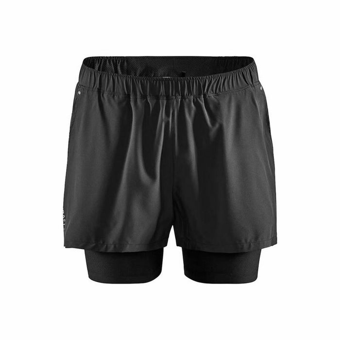 Pantaloni Scurți Sport pentru Bărbați Craft Craft Adv Essence 2-In-1 Stretch Negru