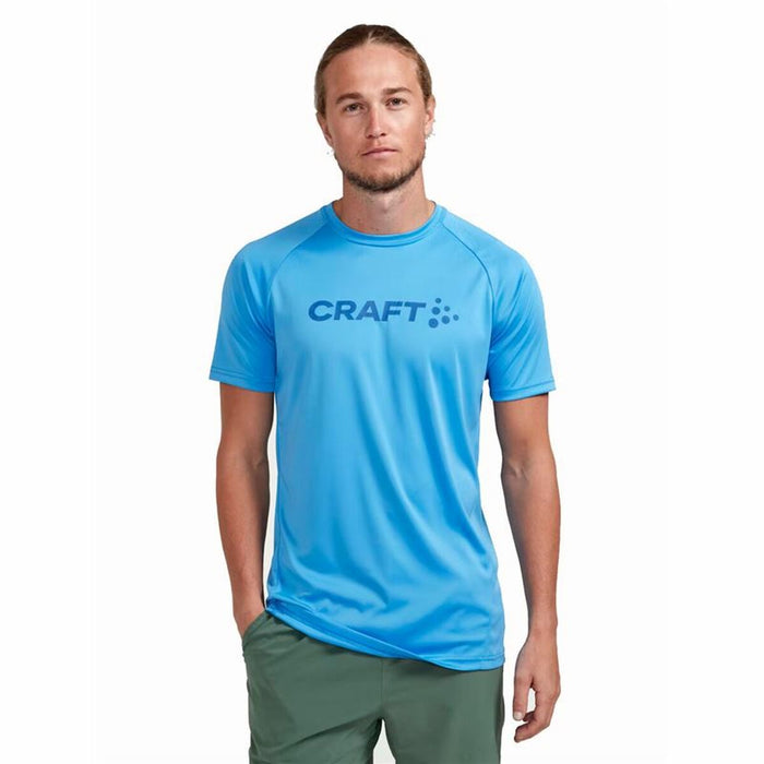 Tricou cu Mânecă Scurtă Craft Core Essence Logo Acvamarin