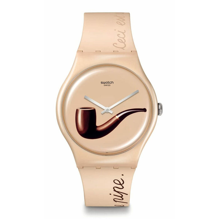 Ceas Bărbați Swatch LA TRAHISON DES IMAGES BY RENE MAGRITTE (Ø 41 mm)
