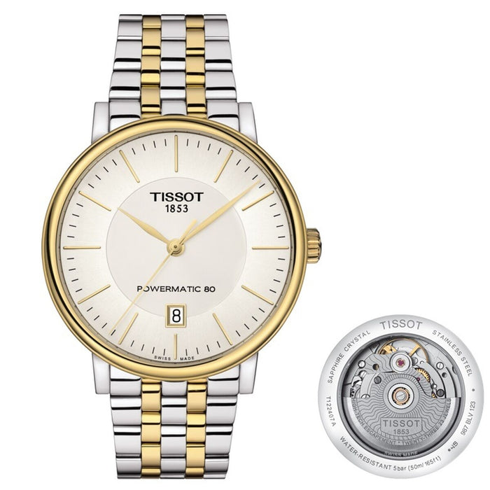 Ceas Bărbați Tissot CARSON POWERMATIC 80 (Ø 40 mm)