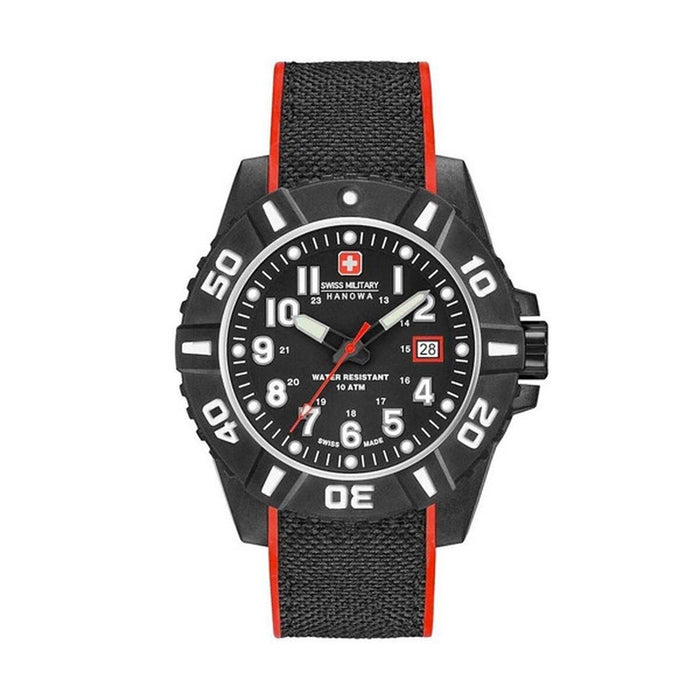 Ceas Bărbați Swiss Military Hanowa SM06-4309.17.007.04 Negru