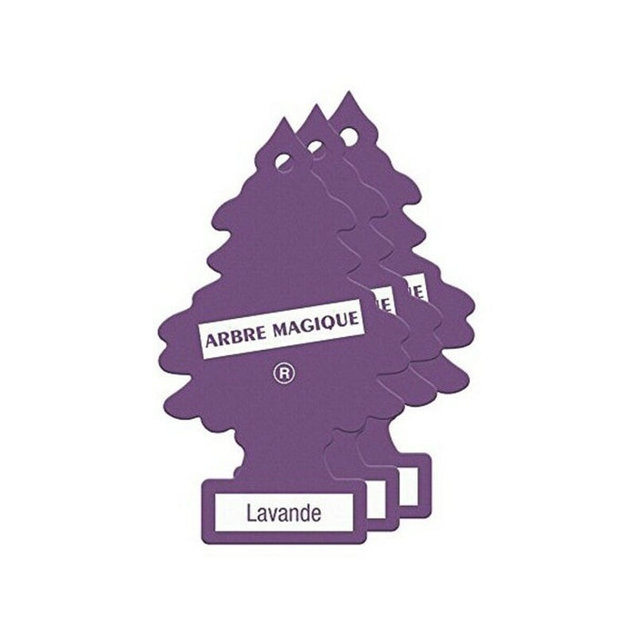 Odorizant pentru Mașină Arbre Magique Lavandă Pin (3 uds)