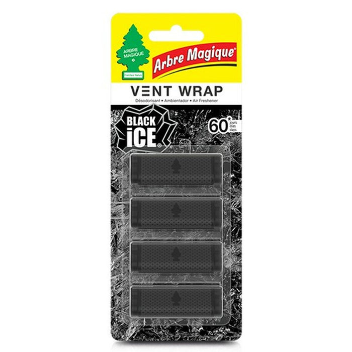 Odorizant pentru Mașină Arbre Magique PER90700 Invisible Black Ice 4 Piese