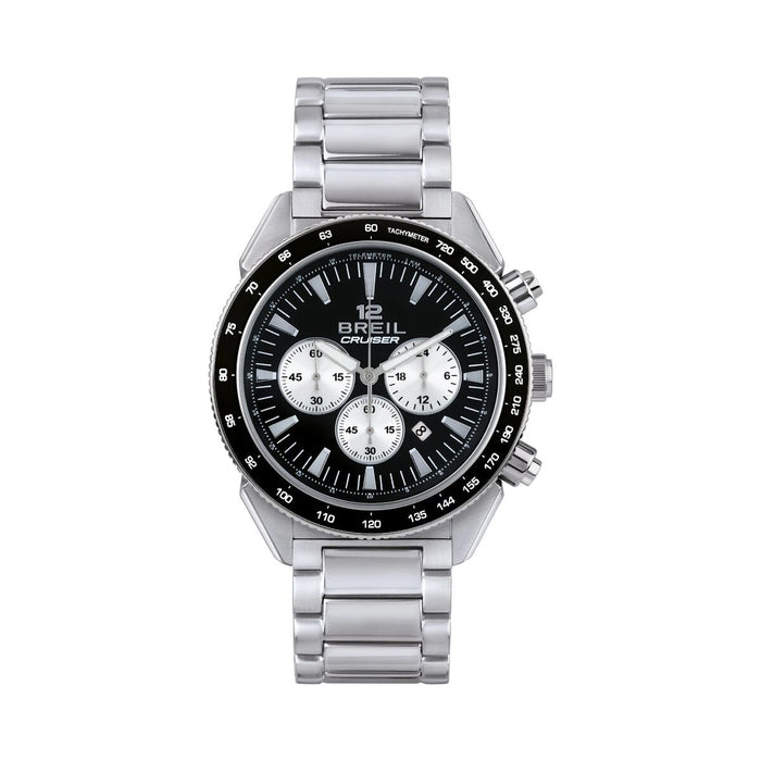 Ceas Bărbați Breil TW1924 Negru Argintiu (Ø 44 mm)