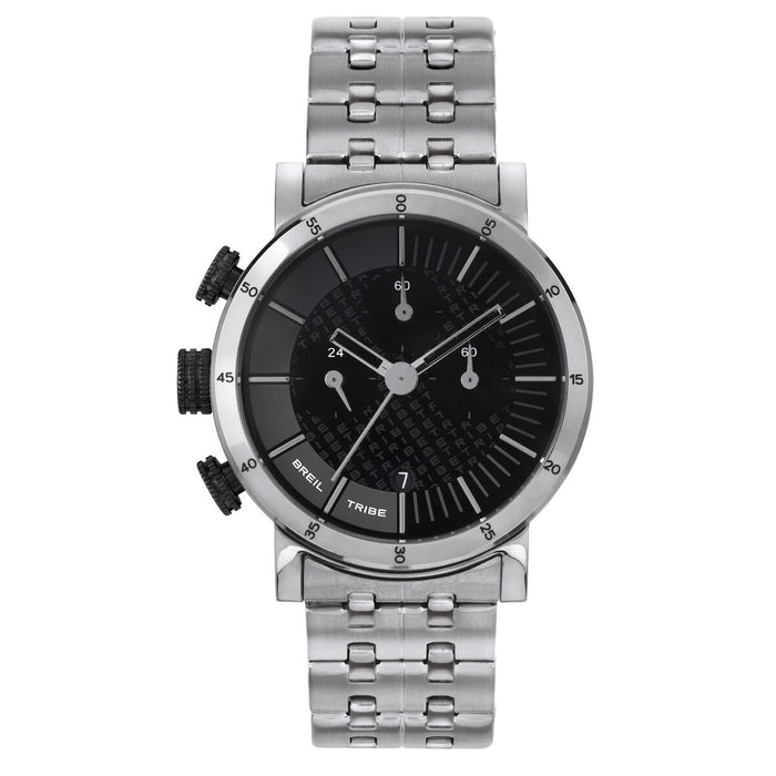 Ceas Bărbați Breil EW0469 Negru Argintiu (Ø 43 mm)