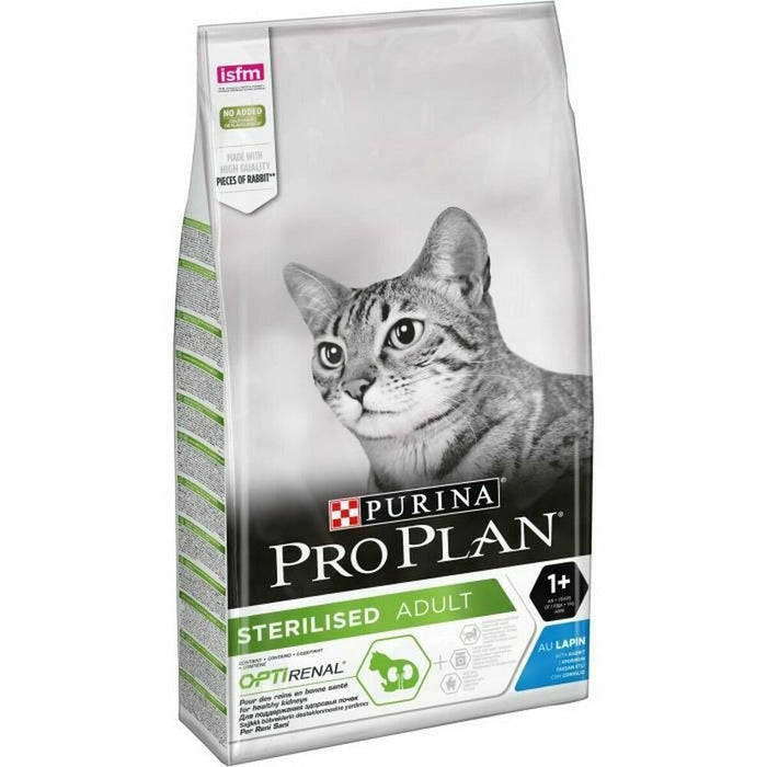 Mâncare pentru pisici Purina Sterilised OPTIrenal Adult Pui Iepure 10 kg