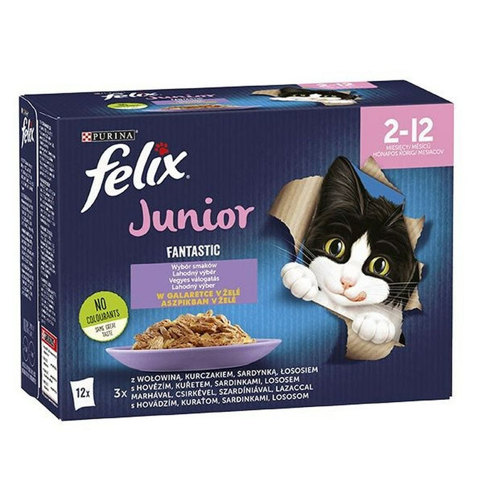 Mâncare pentru pisici Purina Pui Somon Vițel 12 x 85 g