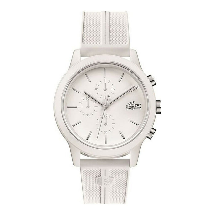 Ceas Bărbați Lacoste WPT 2020 ø 44 mm Alb